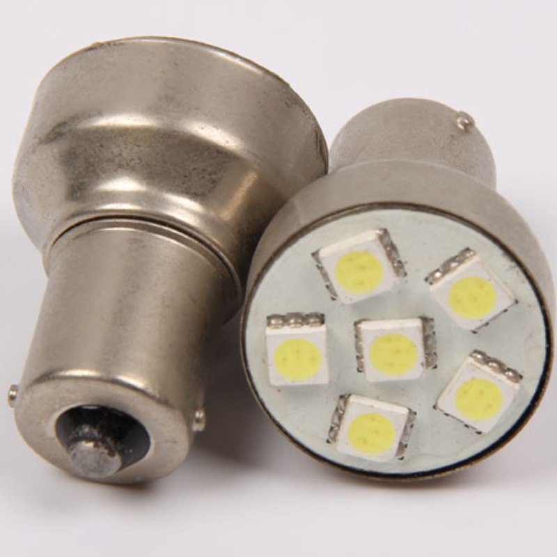 auto knipperlichten 6smd 5050 knipperlicht s25 1156 p21w